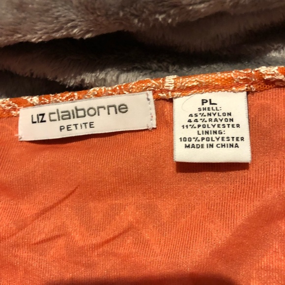 Patterned Orange Shirt - Picture 2 of 3